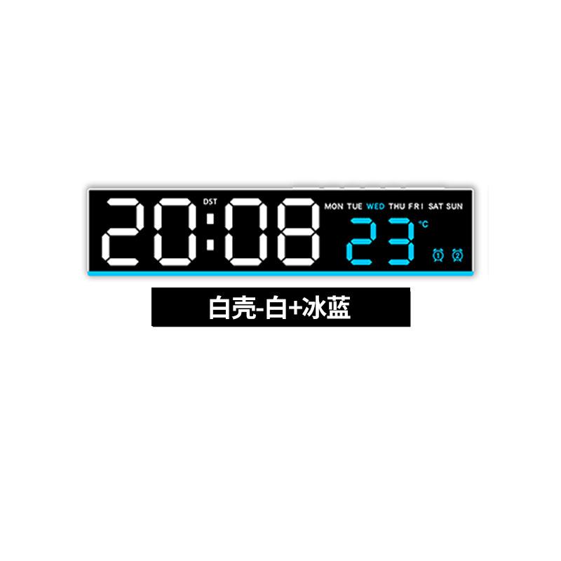 New LED Electronic Alarm Clock Multifunctional Clock Ambient Light Bedside Clock Simple Clock 1181 Plastic Desk Clock