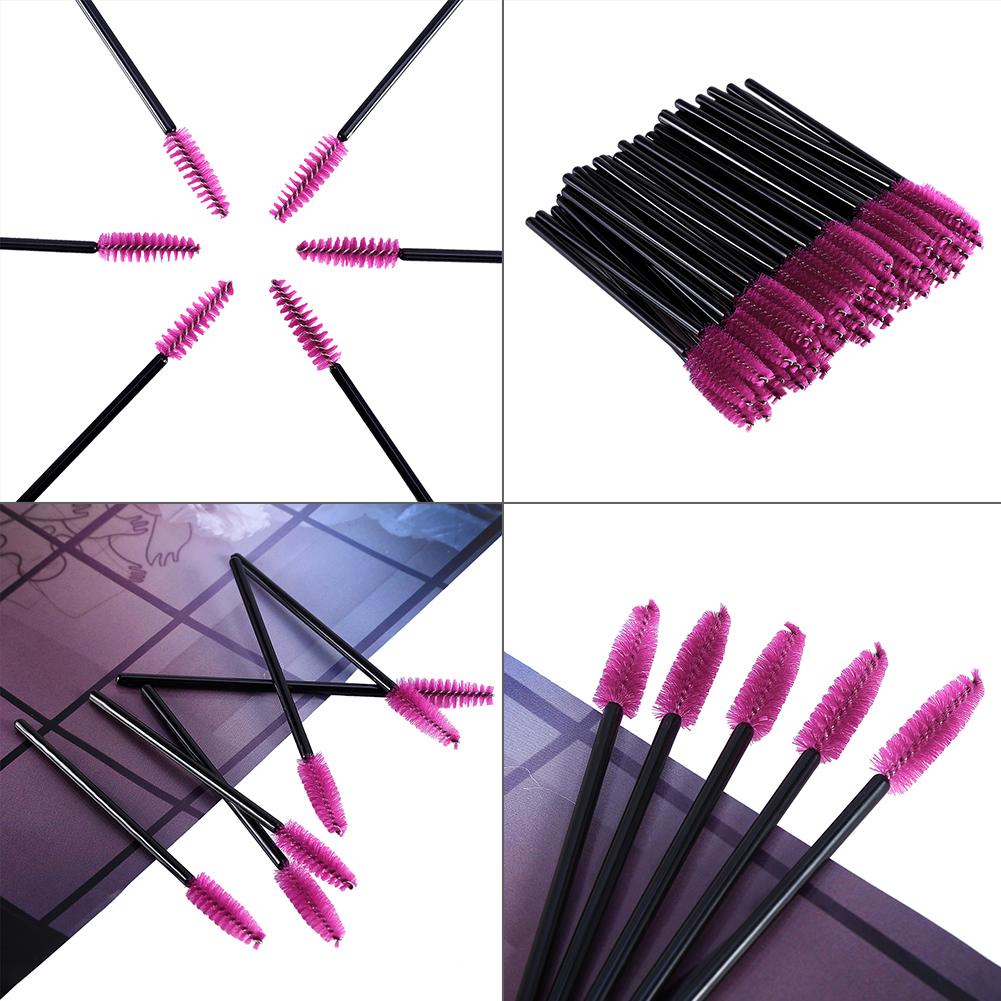 50pcs/set Eyelash Brush Disposable Makeup Brushes Lash Extension Mascara Applicator Beauty Tool