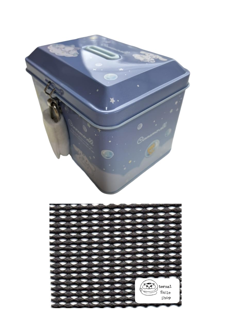 

Cinnamoroll Piggy Bank Coin Bank with Lock Tin Bank Sweet Dream Set (Piggy Bank, Non-Slip Sheet)