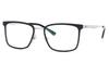 Ultra-light Square Glasses Frame for Men & Women - Resin Frame with Metal Legs, Full Frame for Optical Lenses.