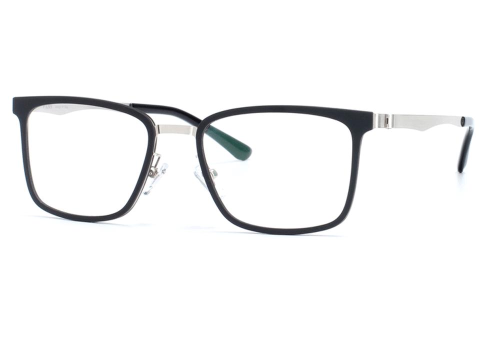 Ultra-light Square Glasses Frame for Men & Women - Resin Frame with Metal Legs, Full Frame for Optical Lenses.