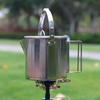 Outdoor Pot Coffee Maker Kettle Portable Lightweight Camping Cooking Pot 1.2L Cup For Camping Hiking Backpacking Boiling Water