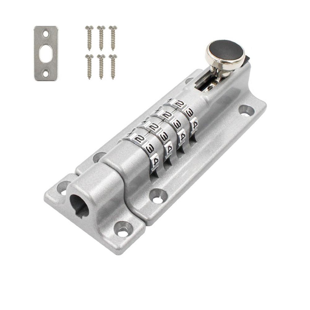 Применение Цинк-сплав Болт Строительство Механический Цифровой Замок Замок для Деревянной Двери Механический Цифровой Код