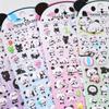 Waterproof Panda Sticker Gift Box 3D Panda Bubble Sticker  Skateboards Luggage Suitcases Decor
