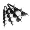 Black 120/150/200/250mm 80cm Single Blade Auger Drill Bit Drill Garden Planting Earth Petrol Post Hole Digger Power Tools Accessories