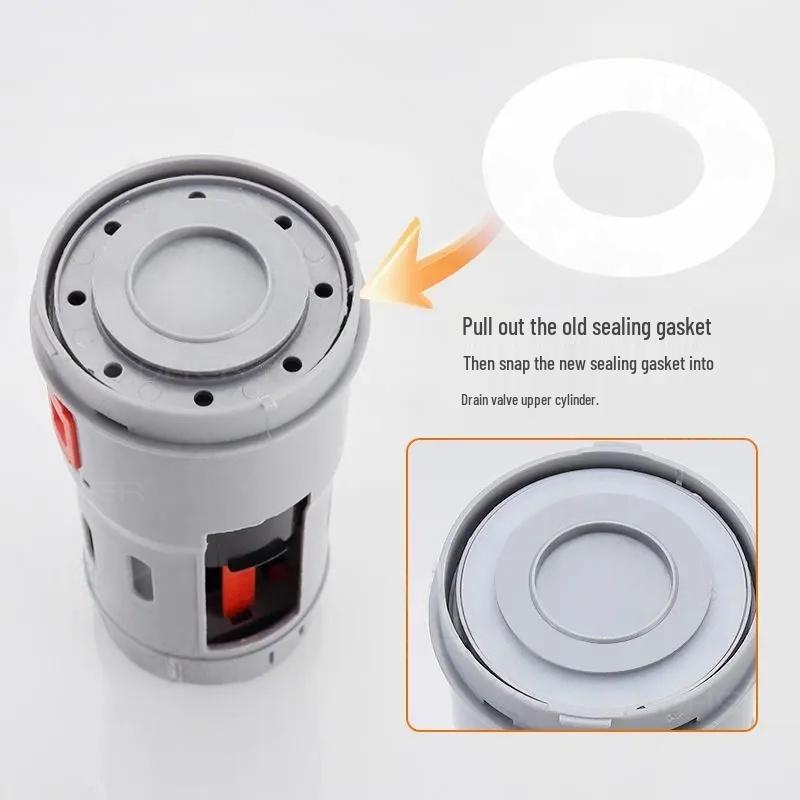 Universal Toilet Inlet & Drain Valve Seal - Silicone Rubber Gasket & Washer Ring