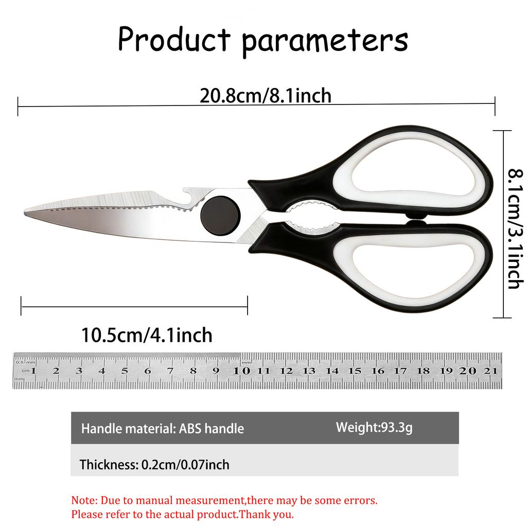 Household Multi-purpose Scissors Kitchen Chicken Bone Scissors Meat Fish Kitchen Accessories Kitchen Stuff Kitchen Gadgets