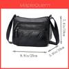 Crossbody-Tasche aus PU-Leder für Damen, kleine Umhängetasche mit Reißverschluss für den täglichen Gebrauch
