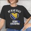 Bosnia and Herzegovina Flag Accessories Unisex T Shirts Cotton Tee Graphic Printed Tshirt Clothing