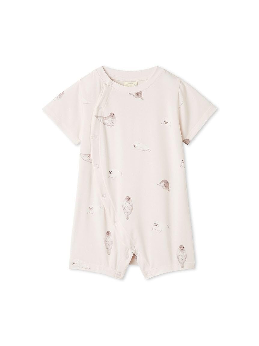 

Gelato Pique Baby Seal Print PBCO252410 PNK 70 Romper, розовый