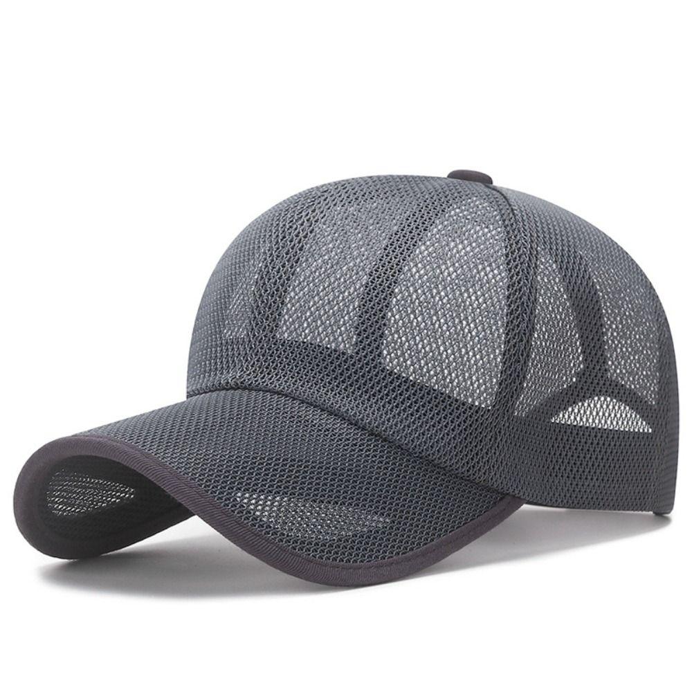 Quick Dry Full Mesh Caps Adjustable Sunscreen Hats Summer Baseball Cap For Man Women Unisex