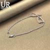 925 Sterling Silver Stethoscope Pendant Bracelet Fashion Wedding Jewelry
