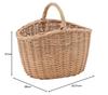 Posh Living Wicker Basket 32.5 X 21 X 29 (21) Cm 11602