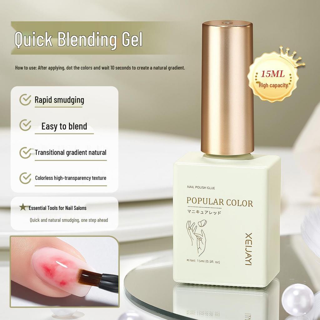 15ml Gel Polish Base & Top Coat Set with Reinforcing Matte Tempered Gel for Nail Salons