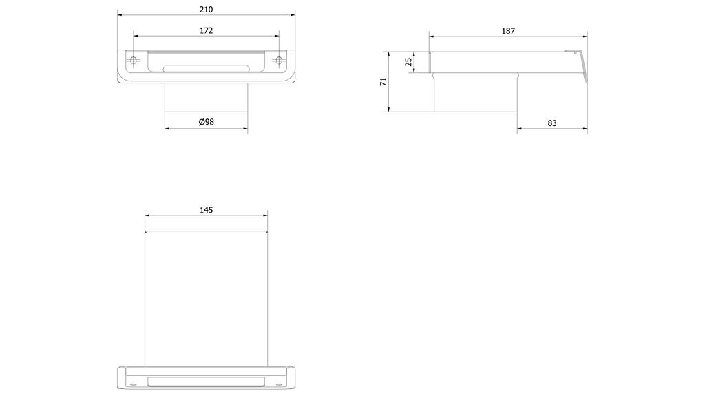 Air Intake Fi 100 for SIMPLE BOX Inserts