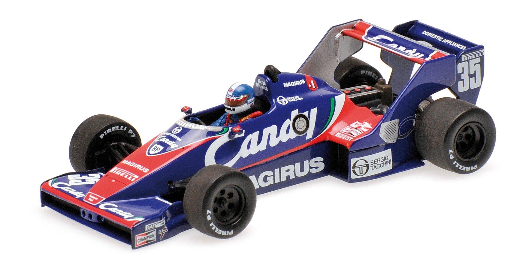 

Minichamps 1/43 scale Toleman-Hart TG183 1983 F1 Dutch GP #35 D. Warwick