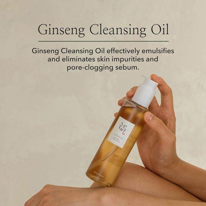 Démaquillant - Beauty of Joseon - Huile Démaquillante Ginseng - 210 ml - Waterproof - Tous types de peau