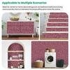 Pink Black Leopard Blue Wallpaper 22.83"X118" Waterproof Wallpaper for Living Room/Bedroom/Bathroom PVC Wall Sticker
