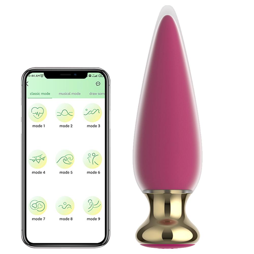 Bluetooth Anal Vibrator Sex Toy For Men Women Wireless APP Remote Control Butt Plugs Prostate Massage Dildo Vibrator Adult Toys