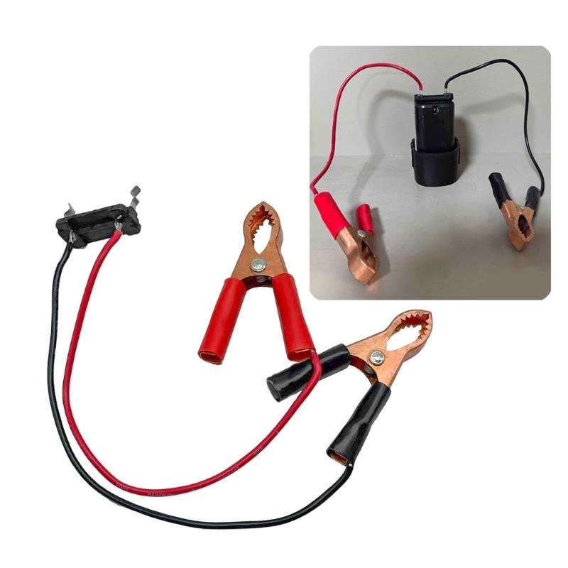16.8V Battery Connector Clip Shock Resistant Plastic Metal Build Efficient Current Output for Electrical Tool