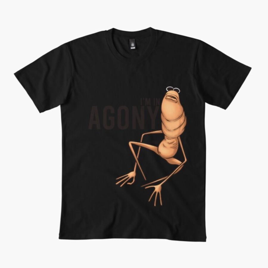 Agony Marcus The Worm T-shirt For Men Women 100% Cotton T Shirts Short Sleeve Tops 1112-4