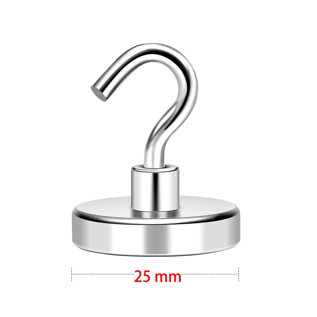 Magnetic Hooks Heavy Duty Strong Magnet Hooks Rust Proof Indoor Outdoor Hanging Kitchen Home Cruise Workplace Office and Garage