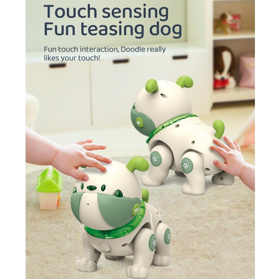 VersaMarts Dodo AI Robot Dog Toy for Kids 3+ | Voice Control, LED/Sound FX, Smart Companion | STEM Learning Birthday Gift