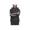 Adidas Originals Home Of Classics Series Signature Logo Hooded Zip Jacket Men Outerwear Black IK8673