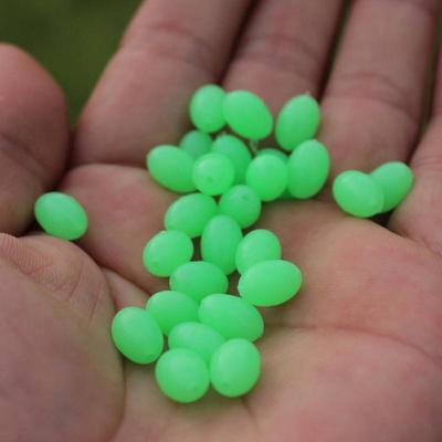 Fishing Lure Floating Float Tackles 100pcs 5mm Round Luminous Glow Rig Beads Fishing Accessories