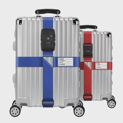 Stabilizzatore per Valigia con Cinghie Incrociate: Rinforzo Valigia da Viaggio Regolabile Sicuro