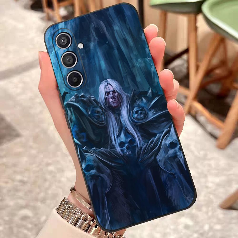 World Of Warcraft L-LichS King Phone Case For Samsung S25 Edge 24 23 22 21 20 Ultra Plus Fe Galaxy A54 53 34 25 16 Silicon Cover