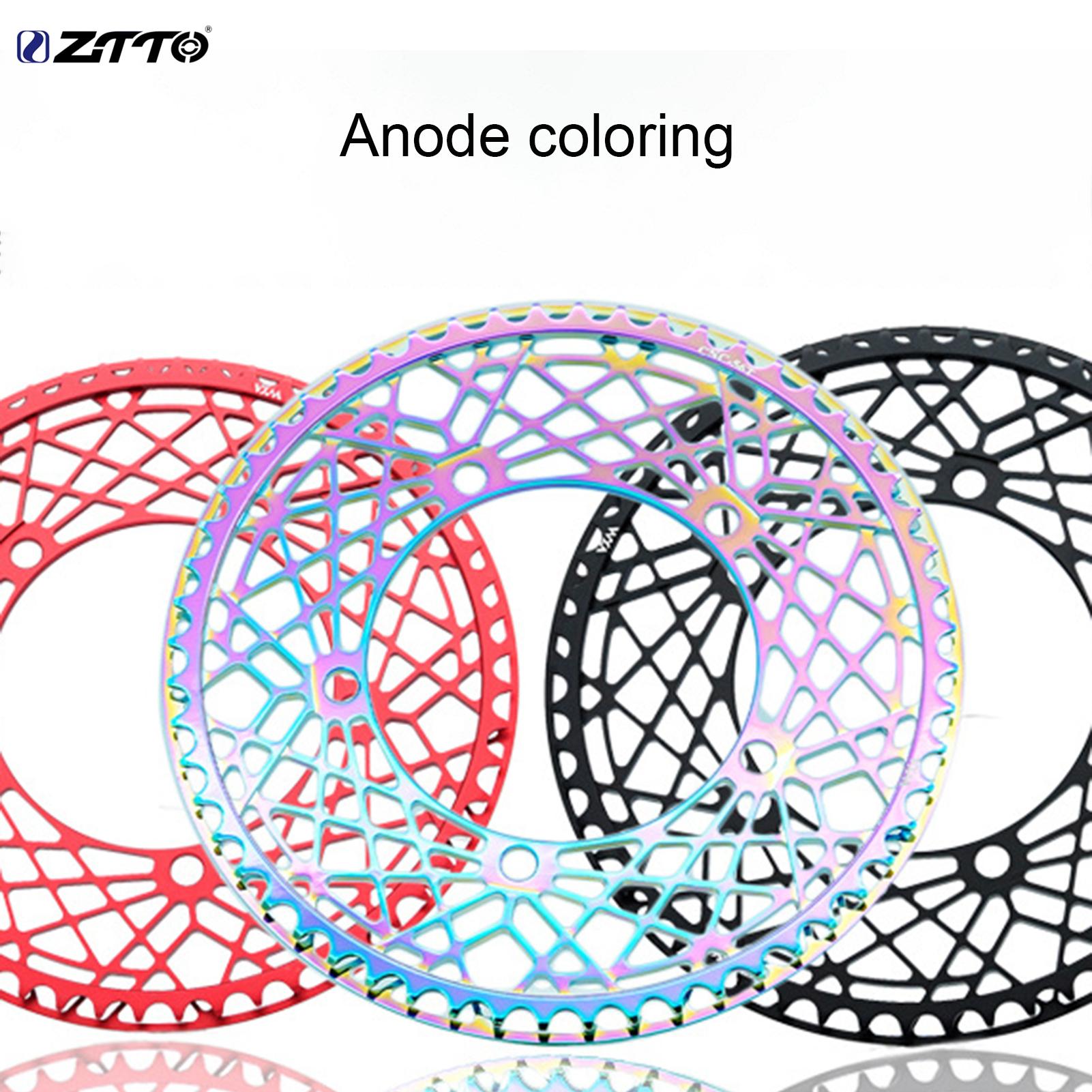 

ZTTO складная велосипедная звездочка 130BCD 53/56T дорожный велосипед круглая кривошипная звездочка с защитной пластиной