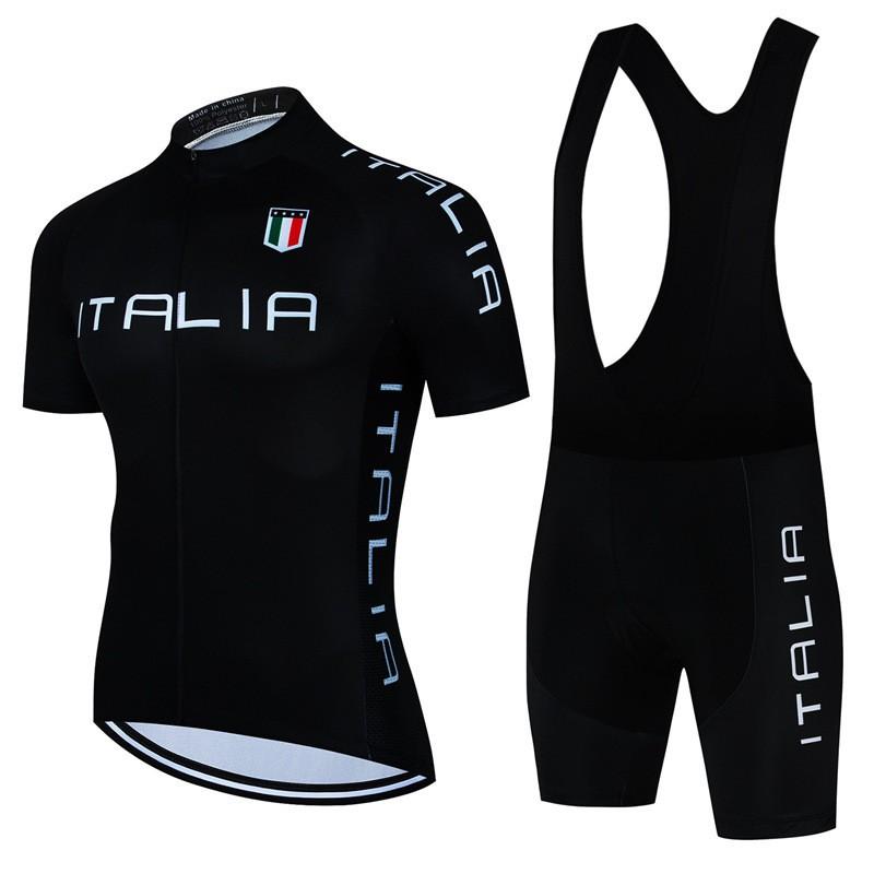 Mens Cycling Jersey Set Short Sleeve Breathable Quick-Dry Bike Riding Outfit Sportswear
