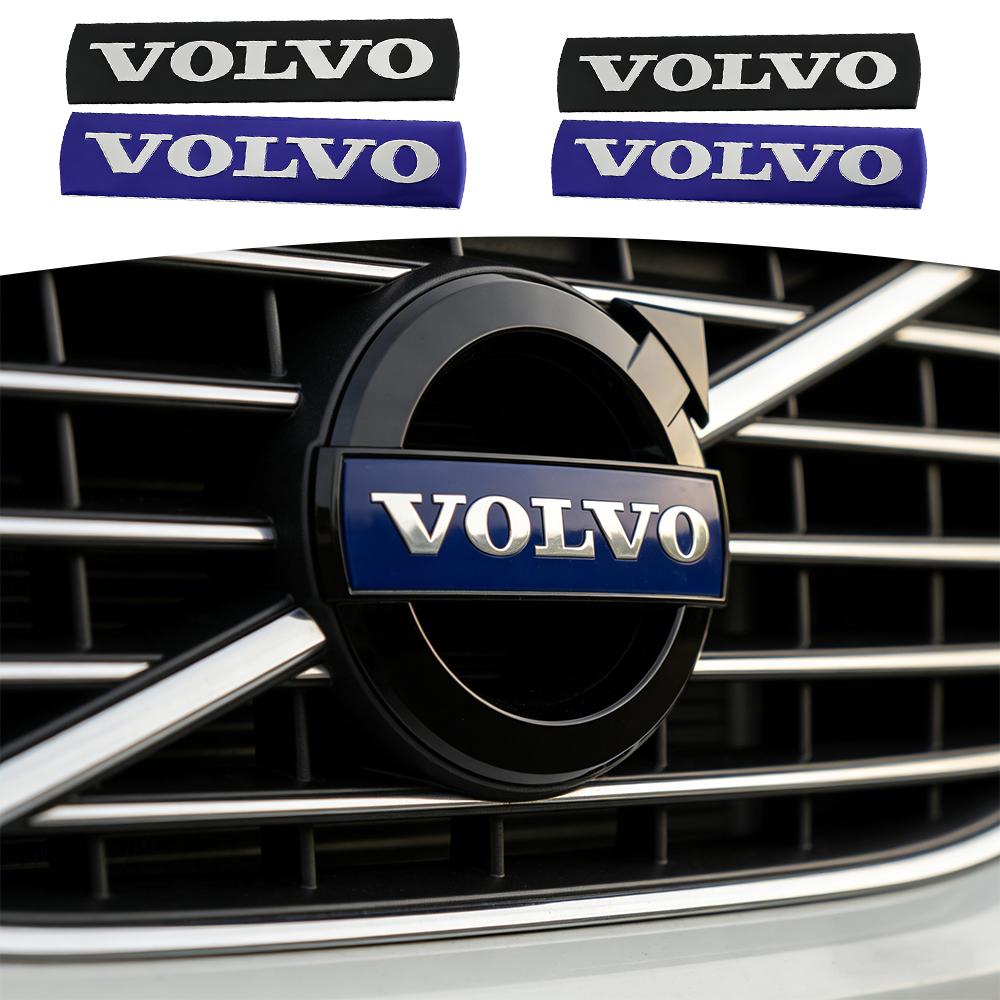 AABBC1 Car Front Hood Grille Sticker Badge Decor Accessories Auto Styling For Volvo RDESIGN XC60 XC90 V60 V40 XC40 V50 S60 V70 C70 XC40