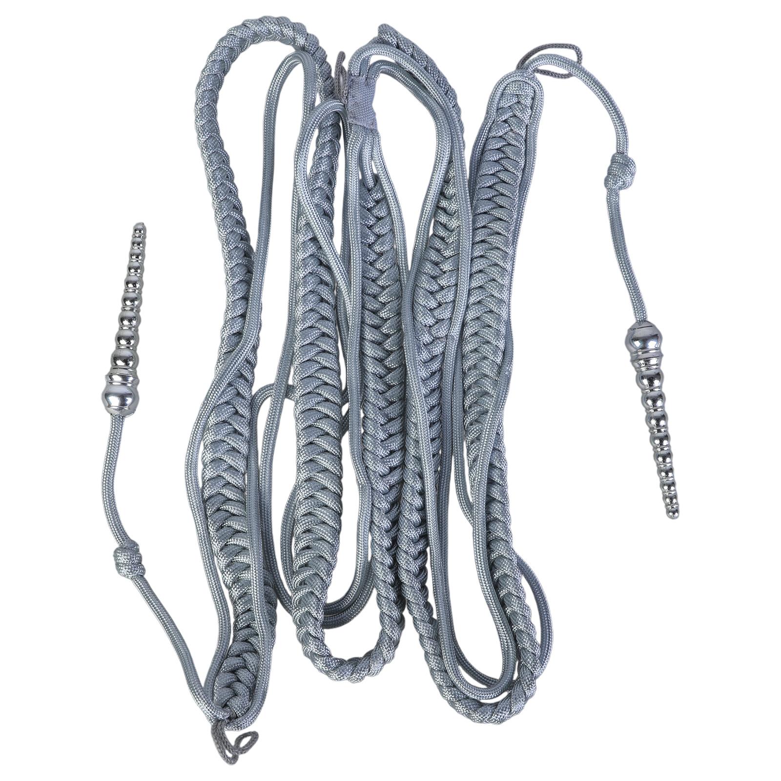 

Универсальный плечевой шнур с кисточками, цепочка, плечевые клапаны, униформа, костюм для косплея, бахрома, эполеты, аксессуары для одежды своими руками серый