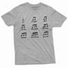 Lustiges Musiker-Shirt Musiknoten T-Shirt Herren Damen Tees Top Musiker Geburtstagsgeschenk Tee Musik Shirt