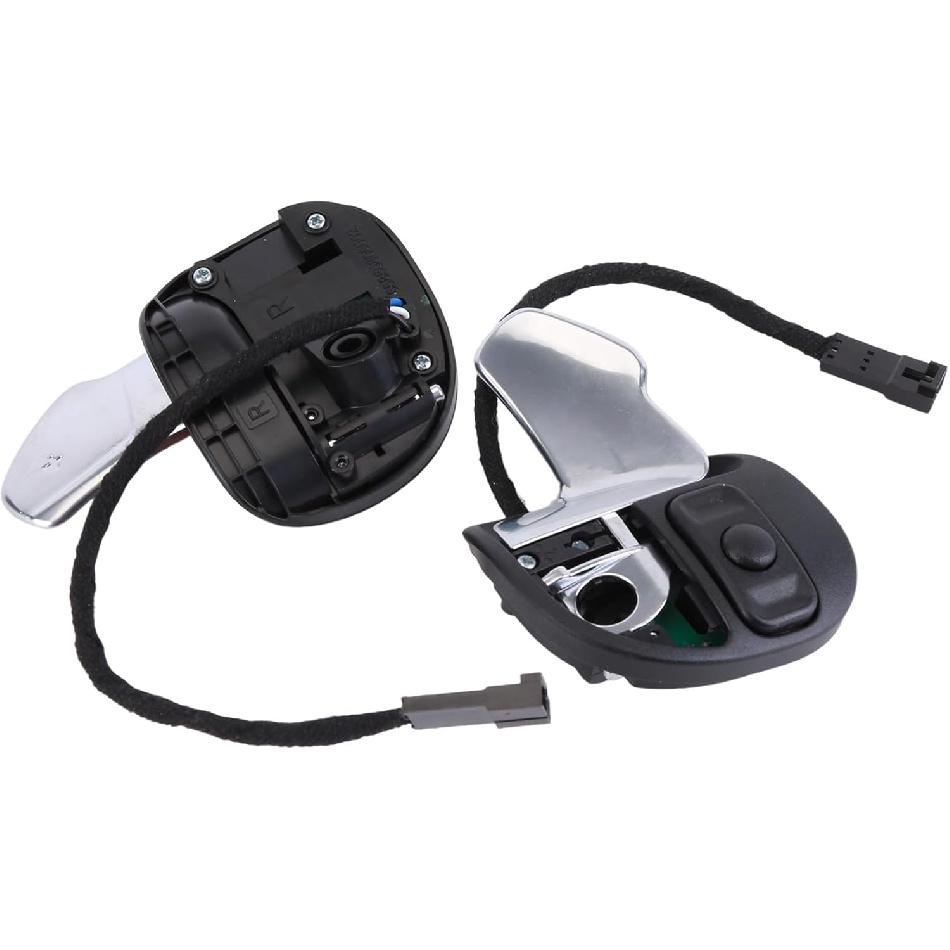 2Pcs Steering Wheel Gear Shift Paddle Shifter Extension Compatible with Challenger 3.6L V6 2015-2020 Replaces 5RQ09DX9AC 5RQ08DX9AC