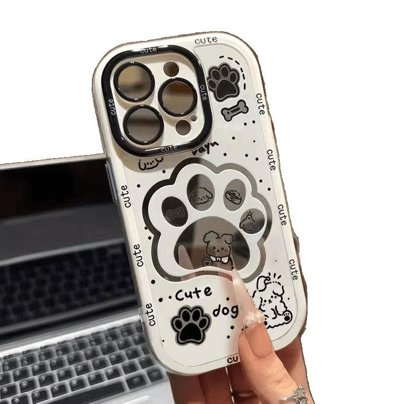 Cartoon Dog Paw Prints Suitable for Apple 16pro Mobile Phone Case New Iphone15promax Cartoon 13 Personality 14