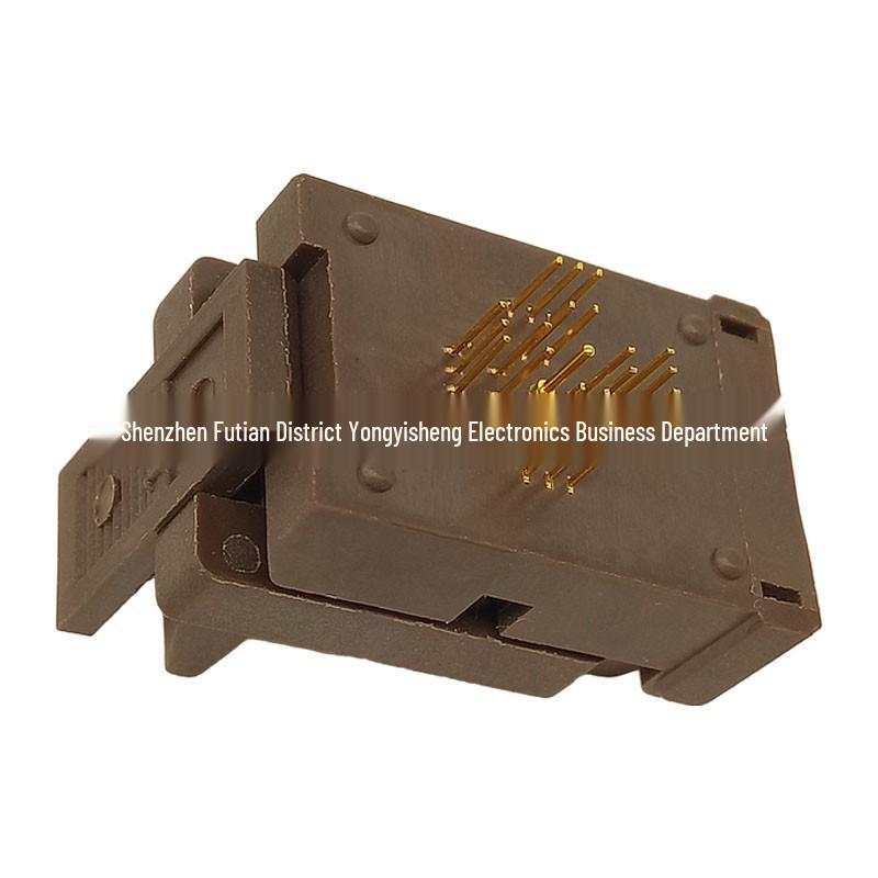 QFN20 3.5x3.5mm Gold-Plated Aging Test Socket for 20L DFN Chip Burn-in