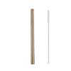 High Quality Metal Straw Stainless Steel Straw Reusable Drinking Straws Diameter 12mm Tube Smoothies Tapioca Pearls Bar Party