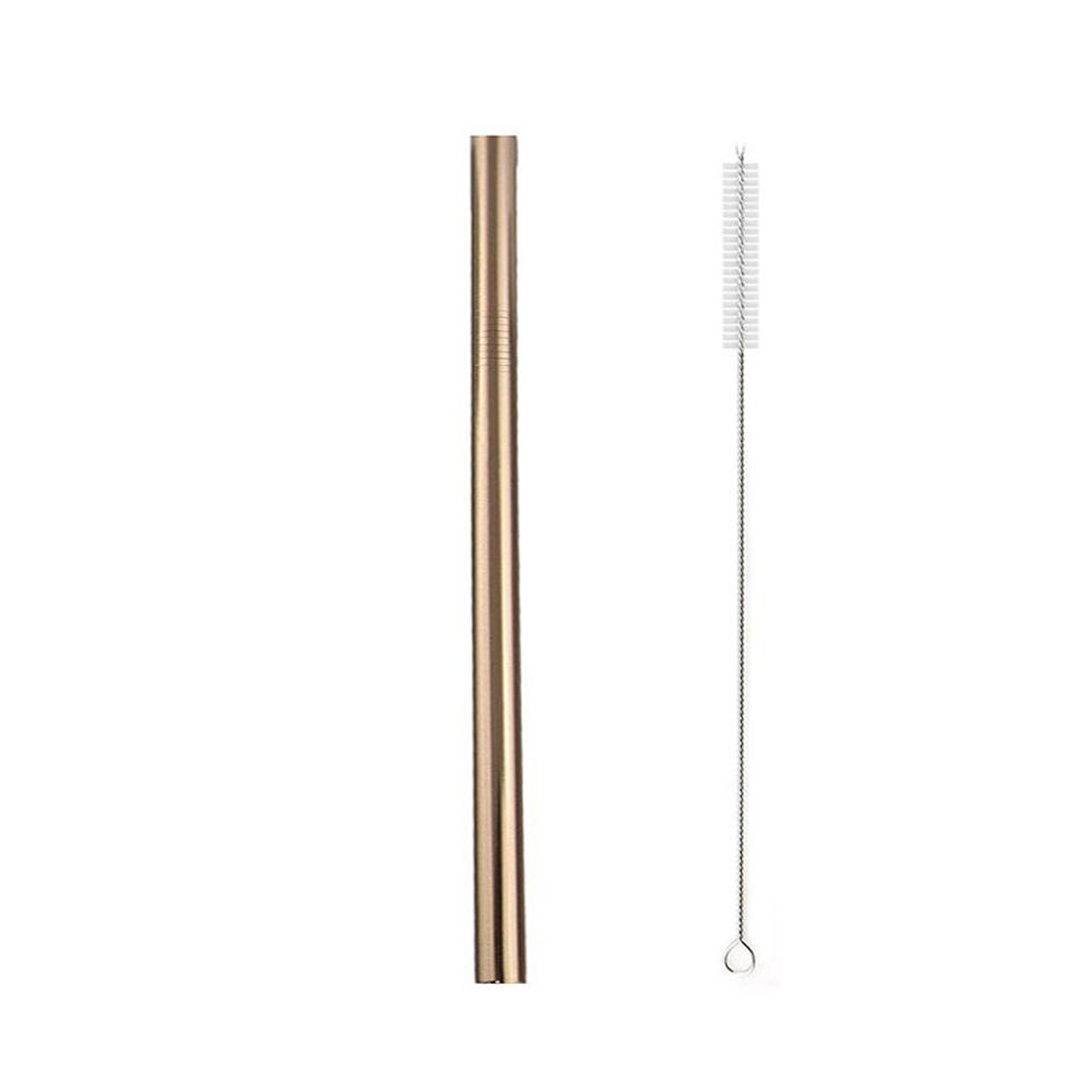 High Quality Metal Straw Stainless Steel Straw Reusable Drinking Straws Diameter 12mm Tube Smoothies Tapioca Pearls Bar Party