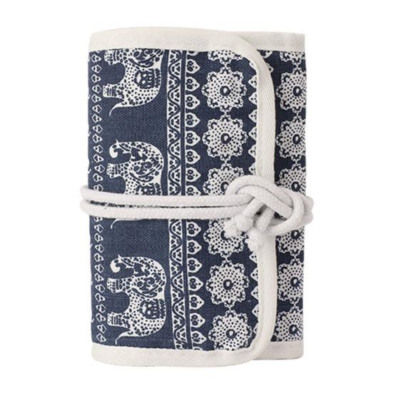 

Органайзер для крючков для вязания, сворачивающаяся сумка для хранения, складной многосекционный чехол для крючков для вязания крючком и аксессуаров для вязания B