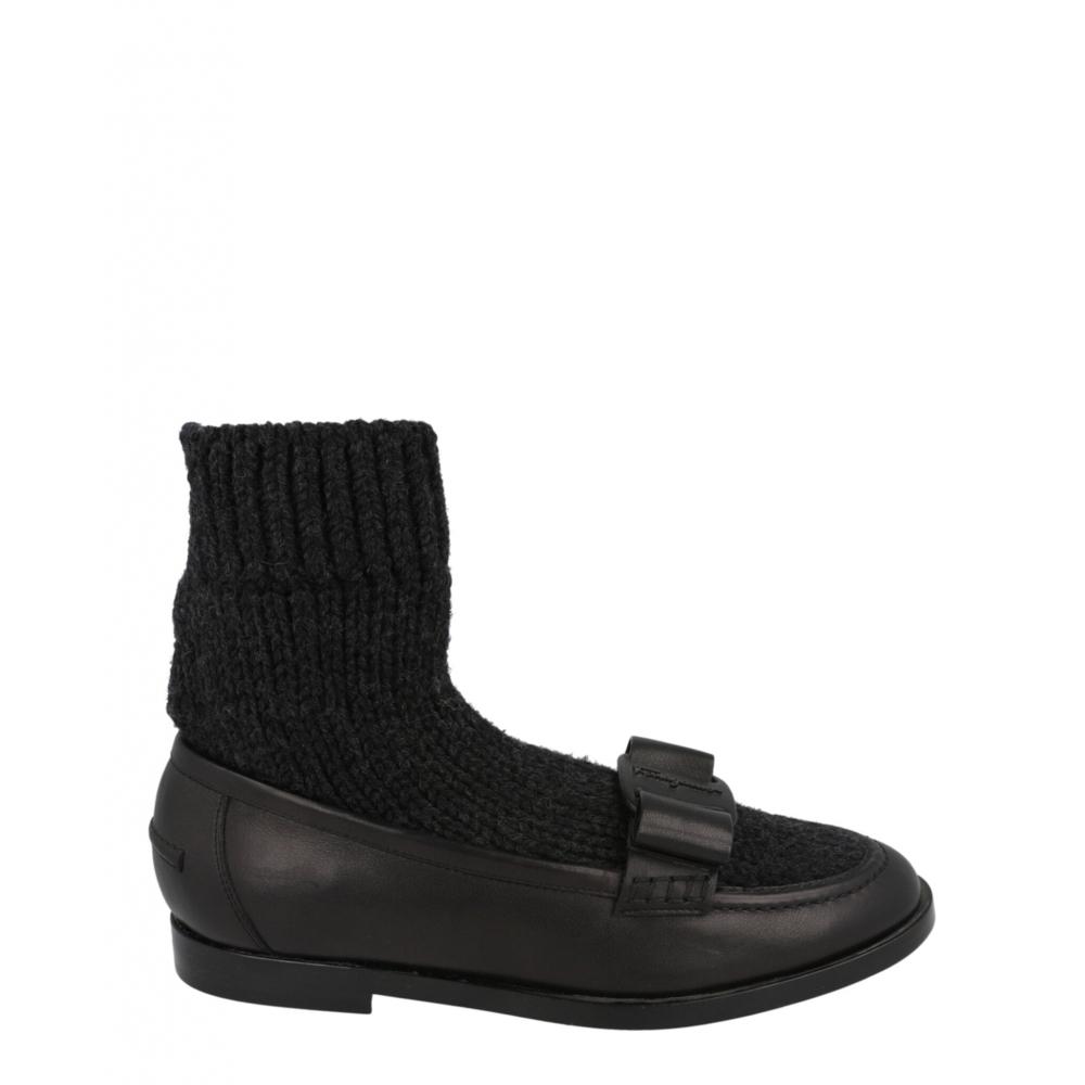 

Salvatore Ferragamo Vivaldo Sock Loafers Nero US 7.5