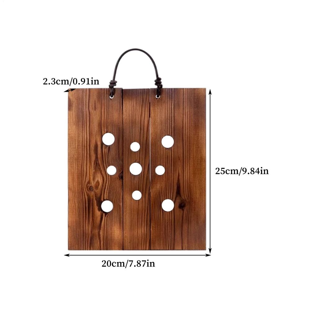 Wood Staghorn Fern Hanging Board Wall Mounted Planter Board Vertical Garden Mounting Plate Staghorn Fern Mounting Kit