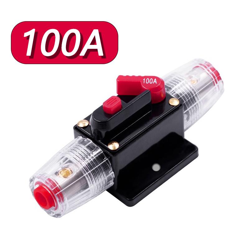 Circuit Breaker 20A To 300A Reset for Car Audio System Waterproof Marine Circuit Breaker Reset Fuse 12V-48V DC 40A 60A Circuit Breaker 6