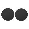 1 Pair Front Bumper Tow Hook Cover Cap 53285 0R060 Left Right Black Fit For RAV4 2013 to 2015