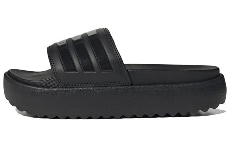 Adilette Wmns Adidas Platform Slide  Triple Black  Women s HQ6179 39