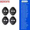 4pcs Silicone Car Door Lock Buckle Anti-collision Protective Cover For Honda Mugen Accord Civic Si Odyssey Fit CR-V CR-Z Vezel