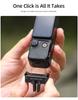 Sunnylife Foldable Quick Release Adapter Mount For DJI Pocket 3 Extension Bracket with 1/4" Screw Hole Selfie Stick Tripod Adapt