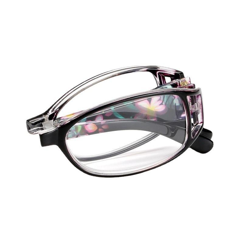 Fashion Compact and Portable Folding Anti-Blue Light Reading Glasses Women Men Eyeglasses